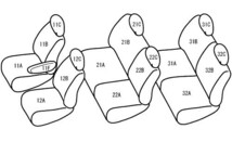 Bellezza ベレッツァ シートカバー アブソルート ノア AZR60G AZR65G H16/8~H19/6 8人乗 S_画像2