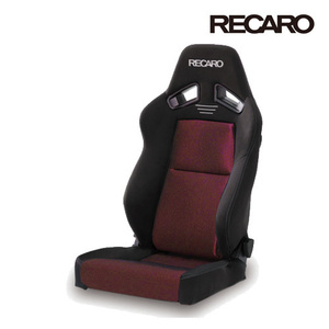 RECARO レカロ正規品 SR-7F GK100 ブラック×レッド(ステッチ：レッド)SBR(シートベルトリマインダー)対応品