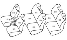 Bellezza ベレッツァ シートカバー アクシス ヴォクシー ZRR70 H23/6~H25/12 8人乗 ZS G's/ZS G's Version EDGE/Z G's_画像2