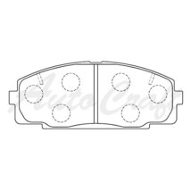 TOKICO トキコ 純正交換 ブレーキパッド フロント ダイナ/トヨエース KG-LY230TLMGS 2001.07～2004.08 1.5t ジャストロー TLMGS_画像2