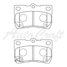 TOKICO トキコ 純正交換 ブレーキパッド リア クラウン DBA-GRS211 2012.12～2018.06 ロイヤル,4WD_画像2