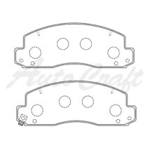 TOKICO トキコ 純正交換 ブレーキパッド フロント 日野自動車 デュトロ SKG-XZU655M 2011.06～2012.04 2t、3t 高床、ジャストロー_画像2