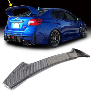 スバル WRX VA STIタイプウィングスポイラー用トップスポイラーカーボン品 2015-2020