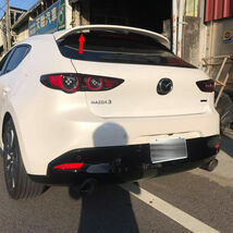 2019+ 新型 Mazda3 マツダ3 BP系 5ドアファストバック リアルーフスポイラー素地 未塗装品 MS TYPE_画像3