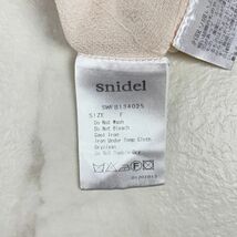 新品 SNIDEL スナイデル シースルー 刺繍入りノースリーブブラウスシャツ レディース ピンク サイズF*ZA41_画像7