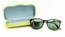 GUCCI グッチ サングラス GG0154 アジアンフィット バンブルビー ウェリントンシェイプ 53□19 150 z22-2018 z_b_画像1