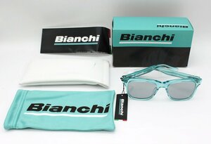 【未使用品】Bianchi ビアンキ ハンドメイドクリアフレームサングラス JP223S2901CCGY0 z22-2041 z_ｚ