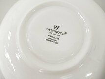 【ウェッジウッド】WEDGWOOD　カップ＆ソーサー　ペア　ワインプラム　WINEPLUM　未使用品　２客_画像6