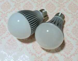 ２個セット　LED電球 ECOLUX LED-A4N262 4.0W 白色 KLED-E26DW6N 昼光色 LED