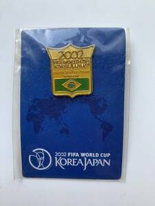 2002 FIFA WORLD CUP KOREA JAPAN ピンバッジ ブラジル
