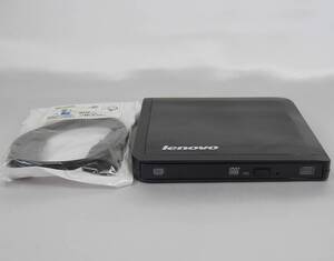 Lenovo 外付けポータブルDVDドライブ/DVDマルチ/USB接続 Slim USB Portable DVD Buner 0A33988/0A34254/03X6120/DY-8A5NH11C