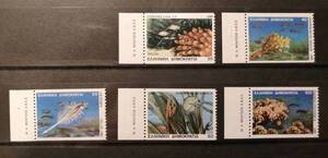 ギリシャ 海洋生物(5種,コイル) MNH