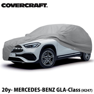 【CoverCraft 正規品】 専用設計 カーカバー/グレー ベンツ BENZ GLAクラス H247 GLA180/GLA200d ボディーカバー ミラーポケット付 5層