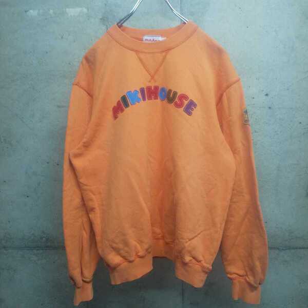 90s mikihouse / ミキハウス スウェット トレーナー ビッグロゴ vintage ヴィンテージ ビンテージ レトロ used 古着