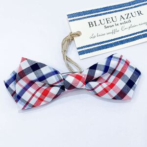[ new goods unused ] blue azur BLUEU AZUR Kids butterfly necktie Thai safety pin wedding presentation go in . type graduation ceremony check man suit 