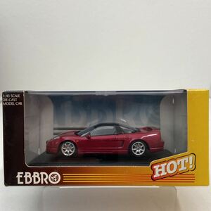 EBBRO 1/43 HONDA NSX Type S 2001年 M.Red エブロ ホンダ タイプS メタリックレッド NA2 国産 旧車 名車 ミニカー モデルカー