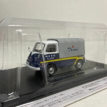 アシェット 懐かしの商用車コレクション 1/43 #04 スバル サンバー 1961年 明治牛乳配達仕様 昭和レトロ 旧車 ミニカー モデルカー_画像1