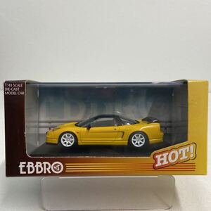 EBBRO 1/43 HONDA NSX Type R 2002年 エブロ ホンダ タイプR イエロー NA2 国産 旧車 名車 ミニカー モデルカー