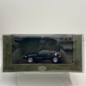 EBBRO 1/43 HONDA CR-X 1987年 Black エブロ ホンダ JDM ブラック 国産 旧車 名車 ミニカー モデルカー