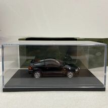 EBBRO 1/43 HONDA CR-X 1987年 Black エブロ ホンダ JDM ブラック 国産 旧車 名車 ミニカー モデルカー_画像8