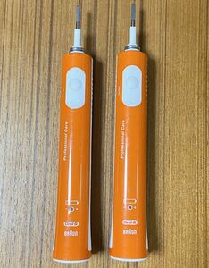 【動作正常】ドイツ製 ブラウン BRAUN オーラルB Oral-B電動歯ブラシ Type:4729 x 2本 / 本体のみ アルコール除菌済み