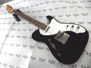 Squier by Fender Classic Vibe ‘60s Telecaster Thinline Metallic Black テレキャスター エレキギター シンライン