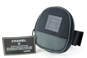 【超美品】CHANEL シャネル スポーツライン アームバッグ ポーチ 小物入れ ブランド小物【JD23】