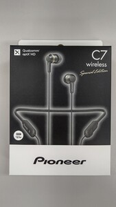 パイオニア C7 wireless Bluetooth イヤホン ワイヤレスイヤホン (箱つき未開封)