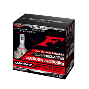 IPF LEDヘッドライトバルブ Fシリーズ 5000lm 6500K HB3/HB4 F351HLB