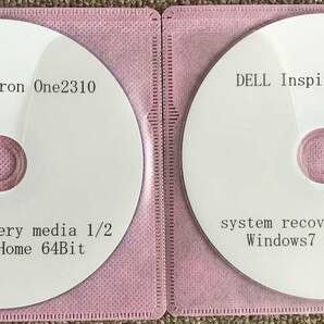 ＤＥＬＬ★一体型ＰＣ「Inspiron One 2310」(Windows7／64bit)★システムリカバリメディア★ＤＶＤ－Ｒ（２枚）