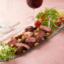 兵庫 神戸肉バル「バルティロ」 赤ワインに漬け込んだひとくちステーキ 150g×5_画像4