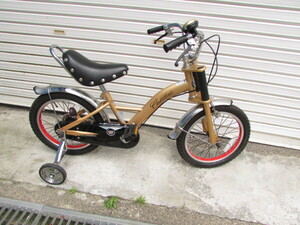 2000 jpy discount * prompt decision commodity ( antique city .. buy *Cadillac assistance wheel attaching * child. bicycle *16 -inch ) beautiful goods * valuable * rare article 