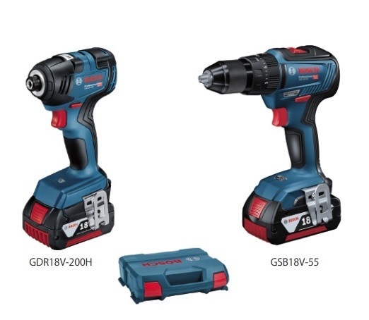あけおよび】 BOSCH 18V コンボキット GDX+GSR GDX18V200GSR ボッシュ オモウマい店 BOSCH ボッシュ コンボキット インパクトGDX+ドライバードリルGSR 工具/メンテナンス