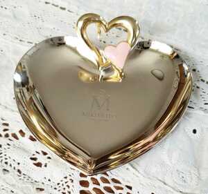  rare MIKIMOTO Mikimoto Open Heart pearl attaching jewelry tray 