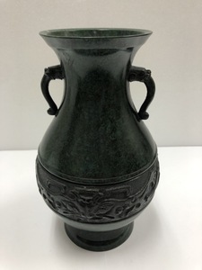 1円～【不明】青銅器　花瓶　長期保管品