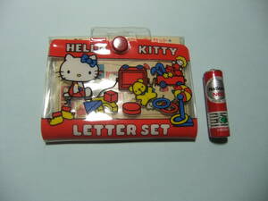 キティ　Kitty　ハローキティ　ミニレターセット　Sanrio　初期　サンリオ　４５年位前　当時物　パティ＆ジミー　シール　昭和　レトロ