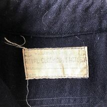 40s U.S.NAVY CPO wool shirt 片ポケ アンカーボタン シャツ ビンテージ ミリタリー アメリカ マチ付き ジャケット デニム M65 N-1 A-1_画像2