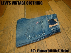 LEVI'S VINTAGE CLOTHING 505-0217赤耳BIGEジーンズW28ビンテージ加工リーバイスヴィンテージクロージング60sモデルLVCタロンTALON42