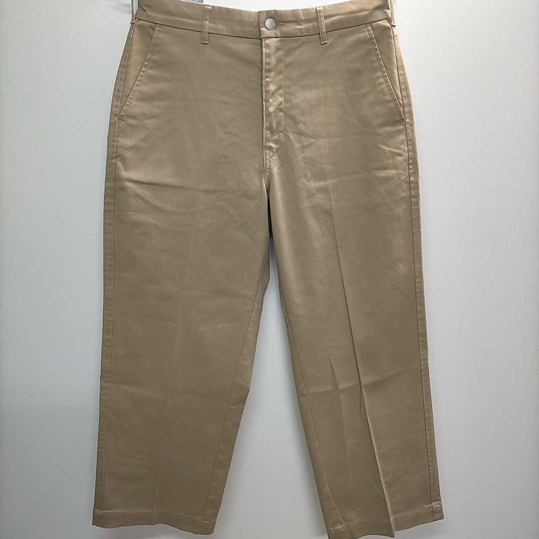 Levi's DOCKERS ノータックブラックチノ 32/30 ドッカーズ 美品