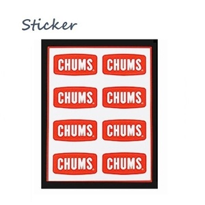 Sticker mini CHUMS Logo CH62-0089 新品 チャムス ステッカー PVC 防水