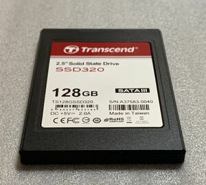 【使用時間4018】 Transcend SSD 128GB
