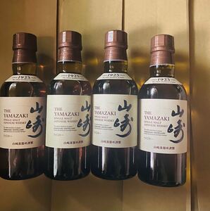【4本セット】山崎ウイスキー180ml
