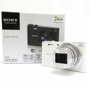 105s SONY ソニー Cyber-shot サイバーショット DSC-WX300 ホワイト デジタルカメラ ※中古