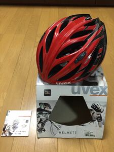 UVEX ウベックス　boss race ロードバイク ヘルメット レッド/ブラック　自転車