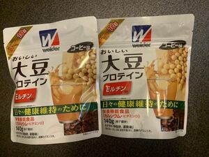 2袋 森永製菓　ウイダー　おいしい大豆プロテイン　コーヒー味 ダイエット 運動 ザバスプロテイン 