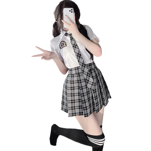 コスプレ セクシー 制服 JK 韓国風 学園コスチューム 衣装 夏服 半袖 スカート 5点セット