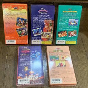VHS ビデオ ディズニー ４本セット ミッキーマウス ドナルド ジミニー・クリケット 日本語吹替版 二か国語版 新品未開封 Disneyの画像2