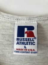 90s RUSSEL ATHLETIC ラッセル アスレチック タンクトップ 90年代 usa製 アメリカ製 ロゴ ノースリーブ_画像5