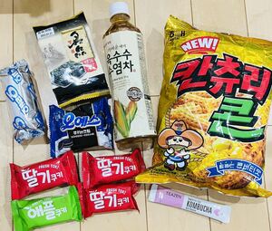 韓国お菓子詰め合わせセット オレオ コーン茶