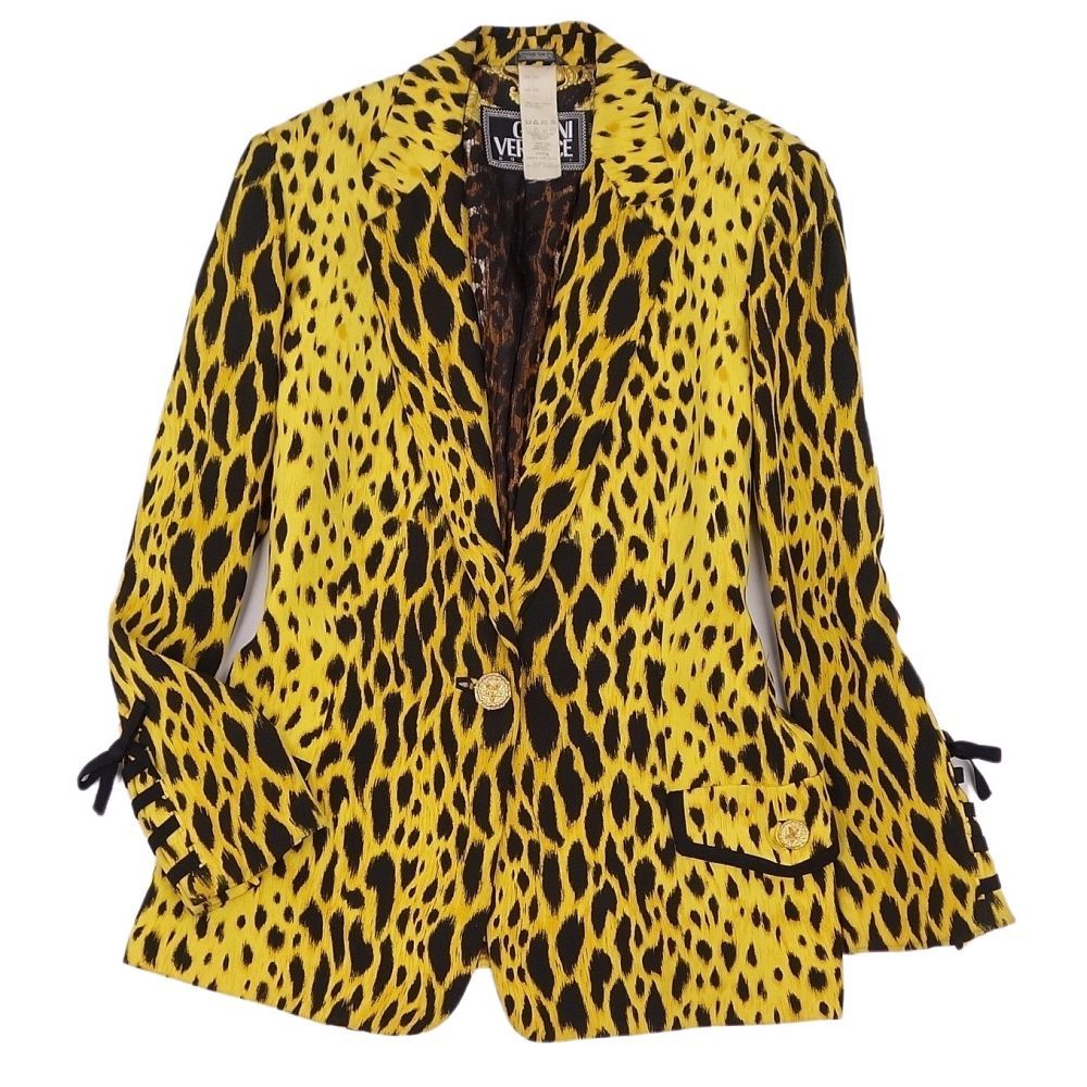 大人気新作 ヴァルサーチ VERSACE シルク バロック×レオパード